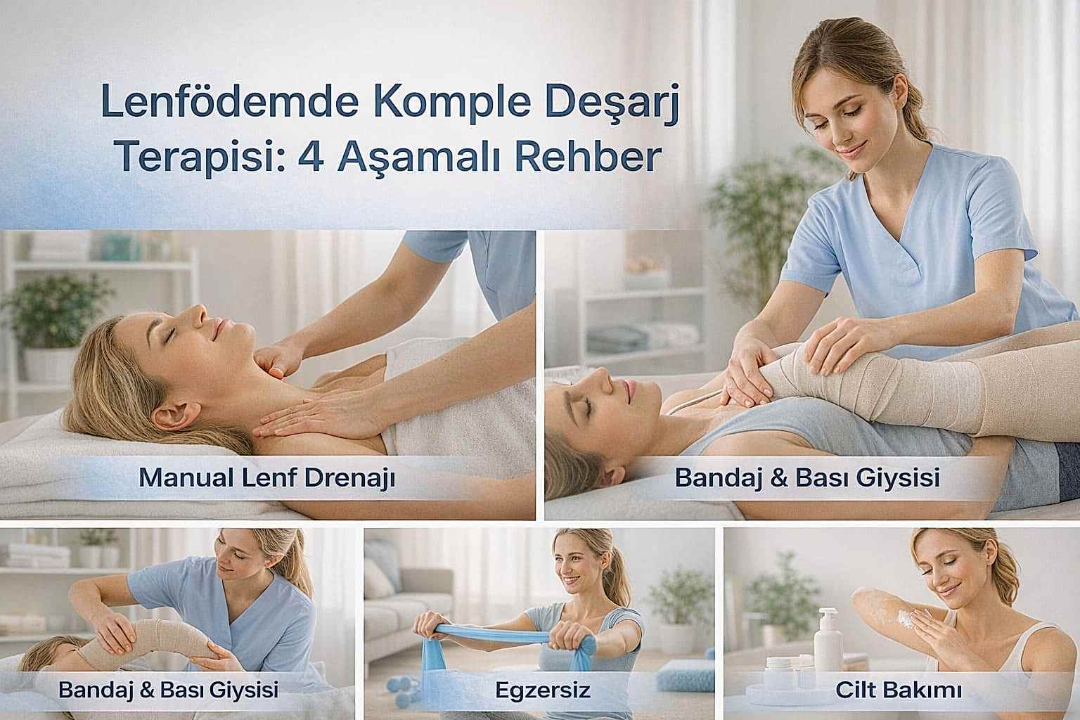 Lenfödemde Komple Deşarj Terapisi: 4 Aşamalı Rehber